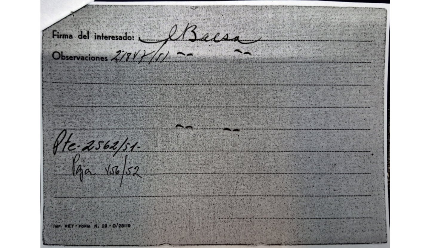 Trasera de Ricardo Baeza Durán