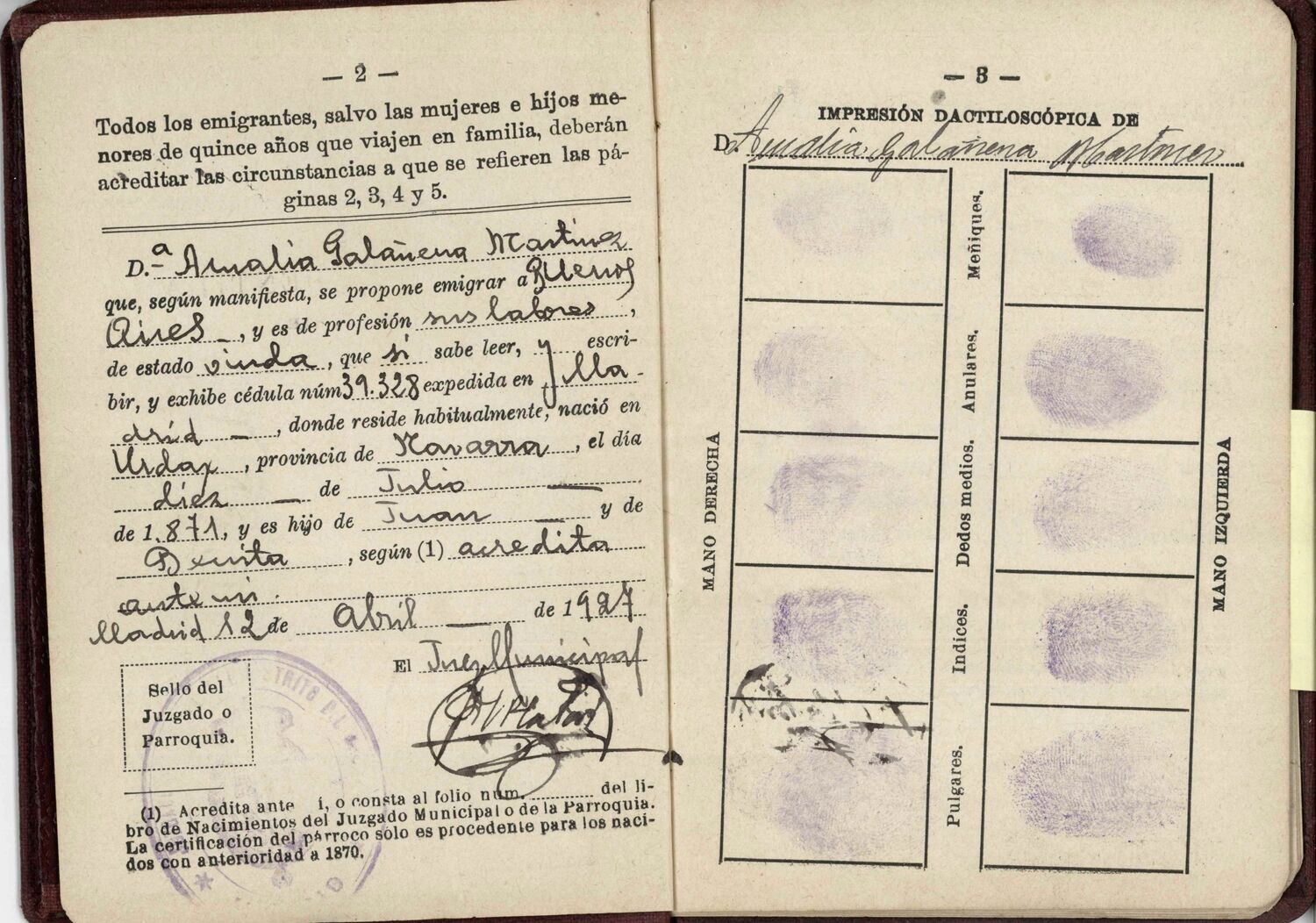 Modelo de cartilla de emigración (4)