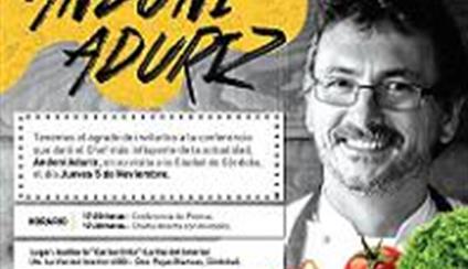 El chef Andoni Luis Aduriz visita Córdoba