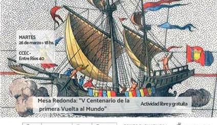 Mesa redonda "V Centenario de la primera Vuelta al Mundo"