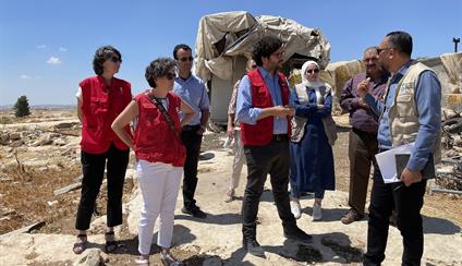 Visita a Palestina del Director de la AECID