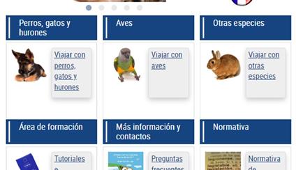 Viajar con animales de compañía a España