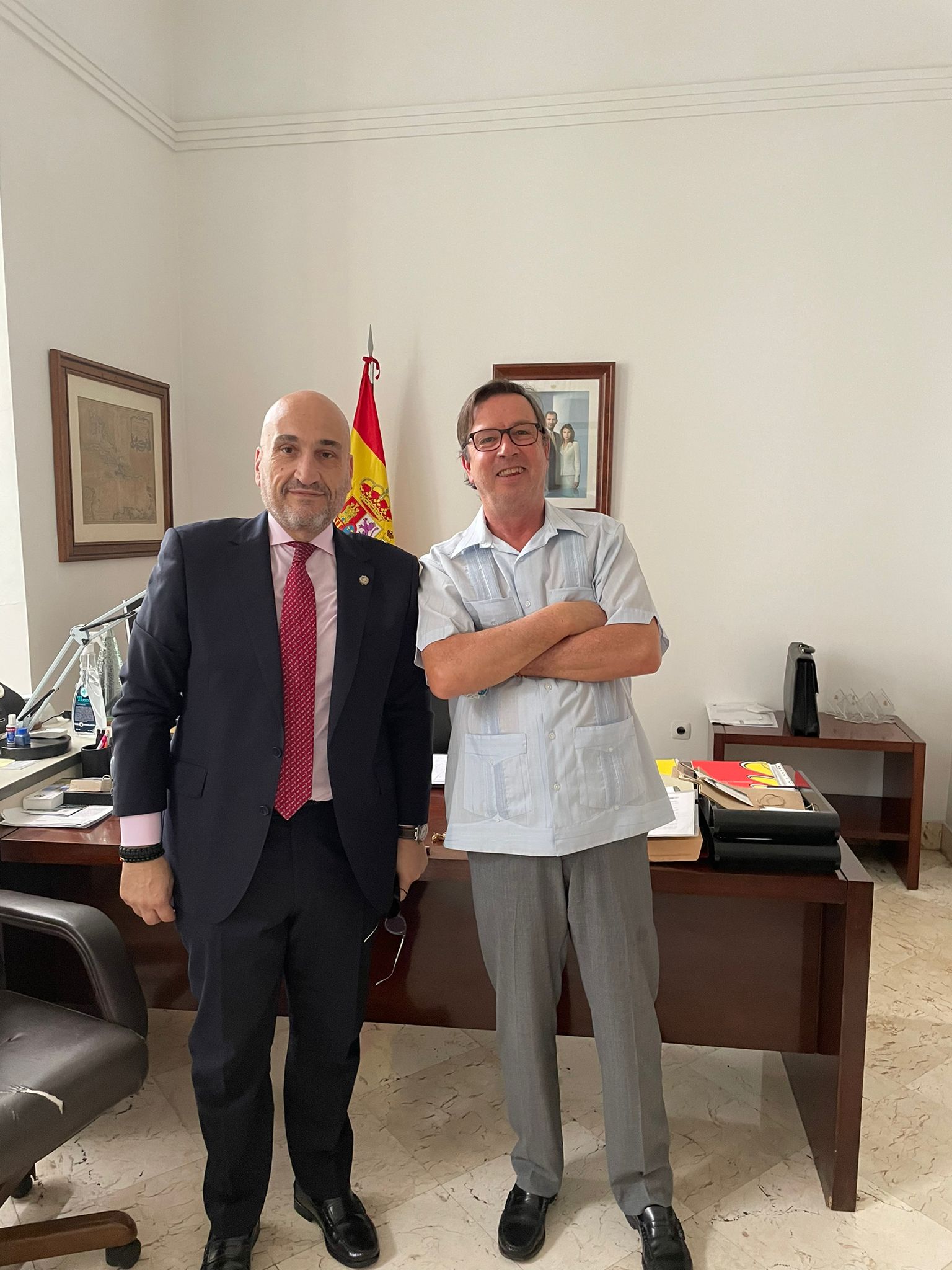 Reunión con Fernando Santiago Ollero, Presidente del Colegio Oficial de gestores administrativos de Madrid