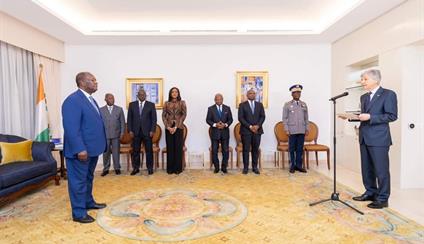 Presentación de cartas credenciales Embajador Guillermo Marín Gorbea