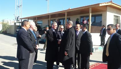 Inauguración de granja de cultivo de olivos