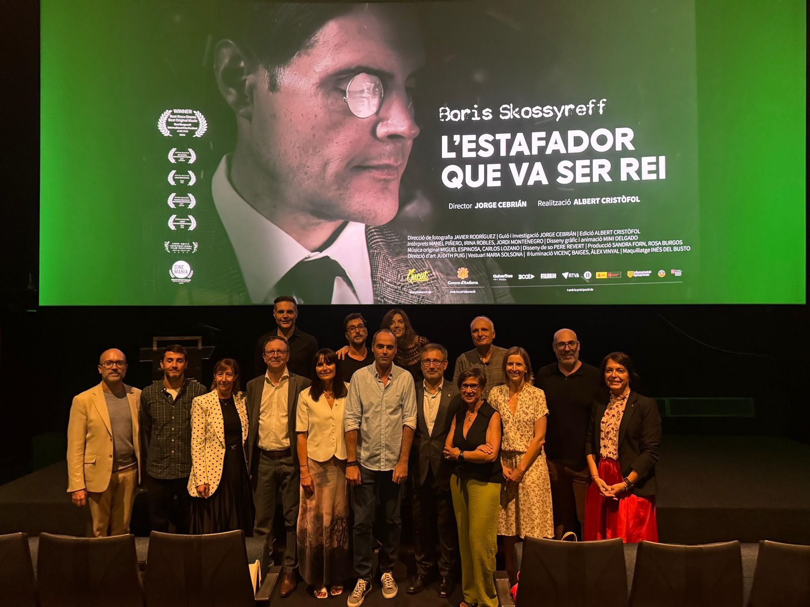 17 de SEPTIEMBRE, BORIS SKOSSYREFF, el estafador que fue Rey, en Cines Girona (BCN)