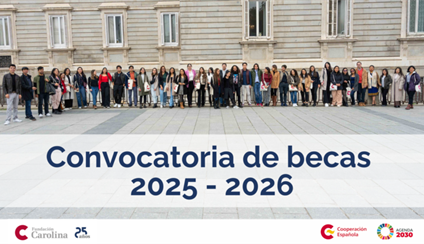 Convocatoria de becas Fundación Carolina 2025-2026