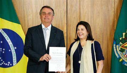 Apresentação das credenciais da Embaixadora Mar Fernández-Palacios