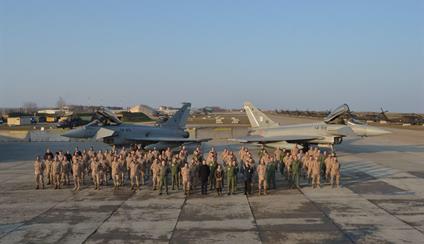 Visita de la Ministra de Defensa, Margarita Robles Fernández a la Base Aérea Mihail Kogalniceanu de Rumanía