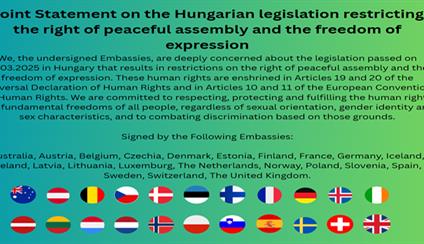 Declaración conjunta sobre la legislación húngara que restringe el derecho de reunión pacífica y la libertad de expresión
