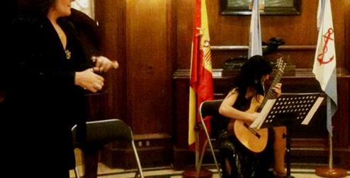 Un momento de la velada