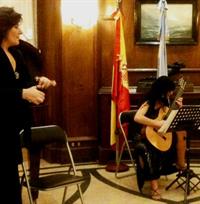 Un momento de la velada