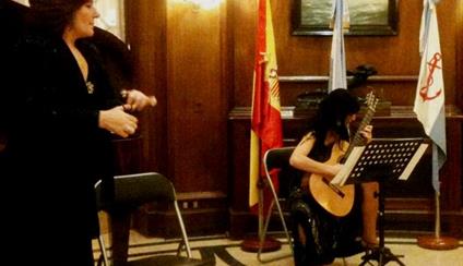 Un momento de la velada