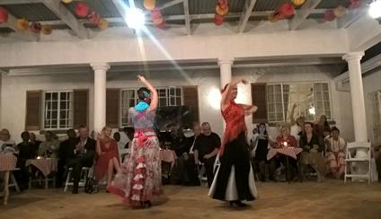 Actuación flamenca de la Spanish Dance Society de Sudáfrica