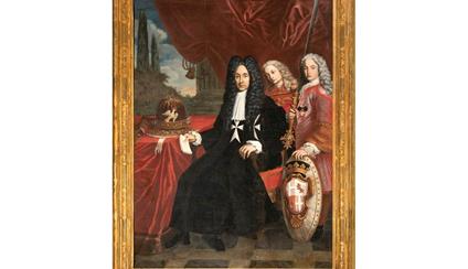 Malta presta un retrato del Gran Maestre de Vilhena