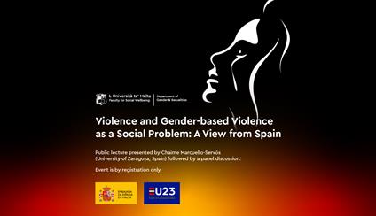 Conferencia pública "Violence and Gender-Based Violence as a Social Problem: A View from Spain" de Chaime Marcuello-Servós