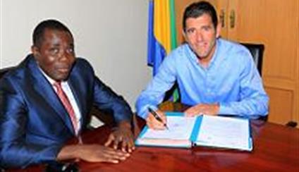 Abraham Olano, seleccionador nacional de ciclismo de Gabón