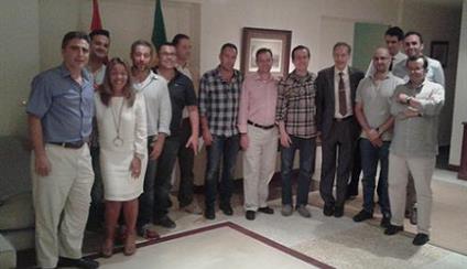 Visita de una delegación de la Cámara de Comercio de Tarragona