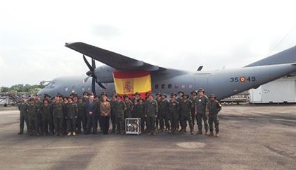 Visita de la Ministra de Defensa a Gabón