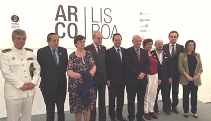 El Embajador de España en Portugal asistió a la Inauguración de ARCOlisboa