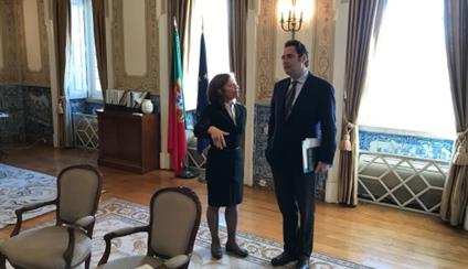 El Secretario de Estado para la Unión Europea, en Lisboa