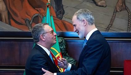 S.M el Rey en la investidura del Presidente de la República portuguesa