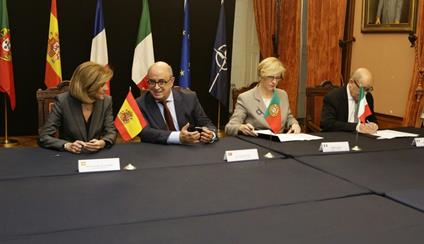Reunión de los Ministros de Defensa de Portugal, España, Italia y Francia, en Oporto