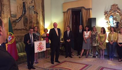 Condecoradas por el Rey de España distinguidas autoridades portuguesas