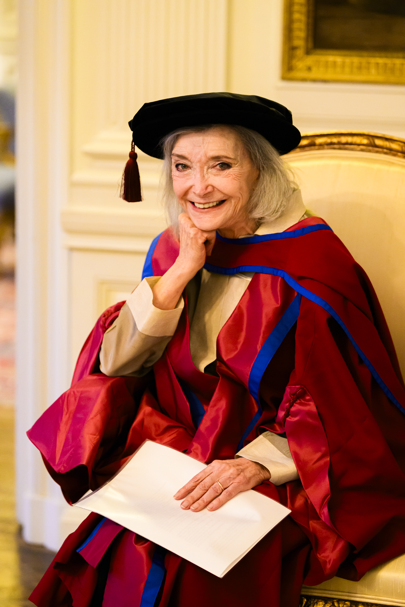 The Royal Central School of Speech and Drama.Nuria Espert receiving A Degree of Doctor of literature (Honoris Causa) conferred by Central.The Amabassador of Spain’s residence. HE José Pascual Marco
