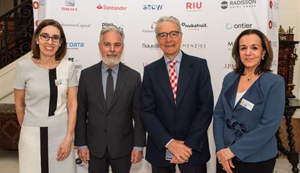The Chambers of Commerce of Spain and Brazil meet at the Embassy.