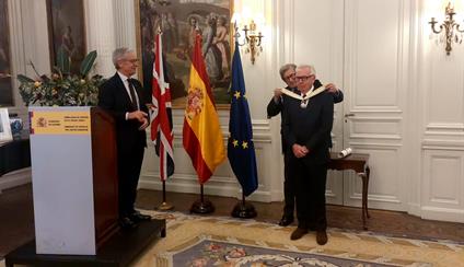 Sir David Chipperfield is awarded the Order of Isabella the Catholic