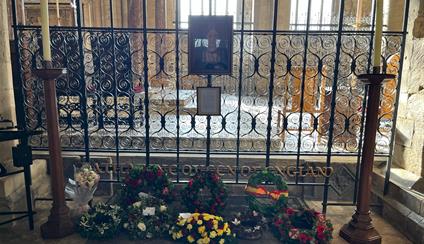 A floral tribute in honour of Catherine of Aragon