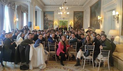 The Spanish University of Cunef visits the Embassy