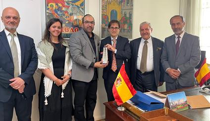 Meeting with the Arabic Association in the UK