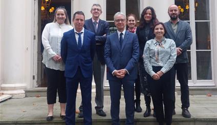 A meeting with the Director of the Vicente Cañada Blanch Institute of Spain