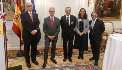 Spanish and Portuguese investment companies organised an event at the Embassy