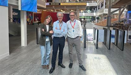 The Ambassador visited Sky News in London