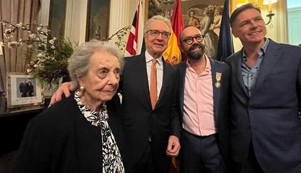 The Spanish chef José Pizarro awarded The Royal Order of Isabel la Catolica 