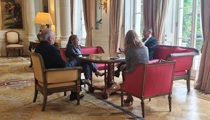 Reunión con el director de INDRA para el Reino Unido e Irlanda