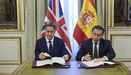 Reunión entre los ministros de Exteriores español y británico