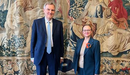 The Ambassador met the President of the British Spanish Society