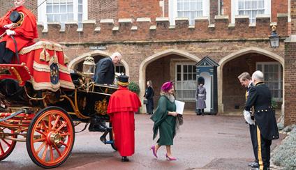 The Ambassador presented her credentials