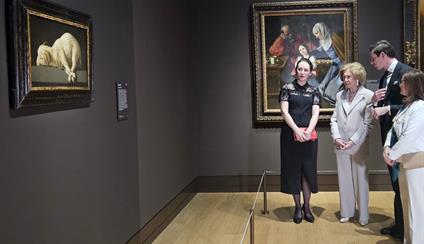 Doña Sofía asistió en Londres a la inauguración de la exposición de Zurbarán en la National Gallery