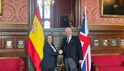 Reunión con el presidente de la Cámara de los Comunes