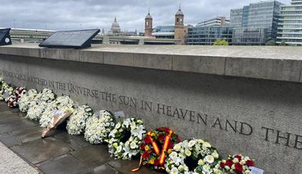 The Embassy participated in the ceremony to remember the victims of the London Bridge and Borough Market attacks
