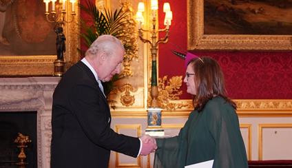 The Ambassador presented her credentials