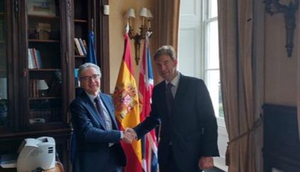 The Ambassador welcomes The Rt. Hon. Tobias Ellwood MP