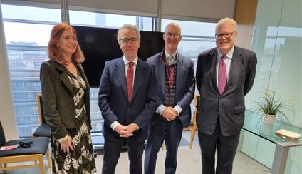 Round table meeting with financial institutions, organized by TheCityUK