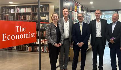 Visit to The Economist