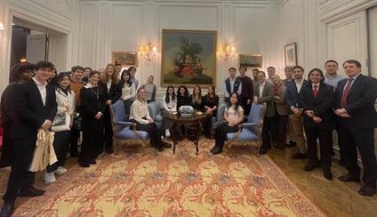 The University College of London visits the Embassy